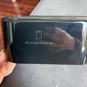 Loftie black color WireCutter fave alarm clock bought April 2022 from Loftie